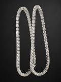 Custom lab-grown diamond tennis bracelet manufactured by Brrin Jewelry OEM ODM jewelry factory